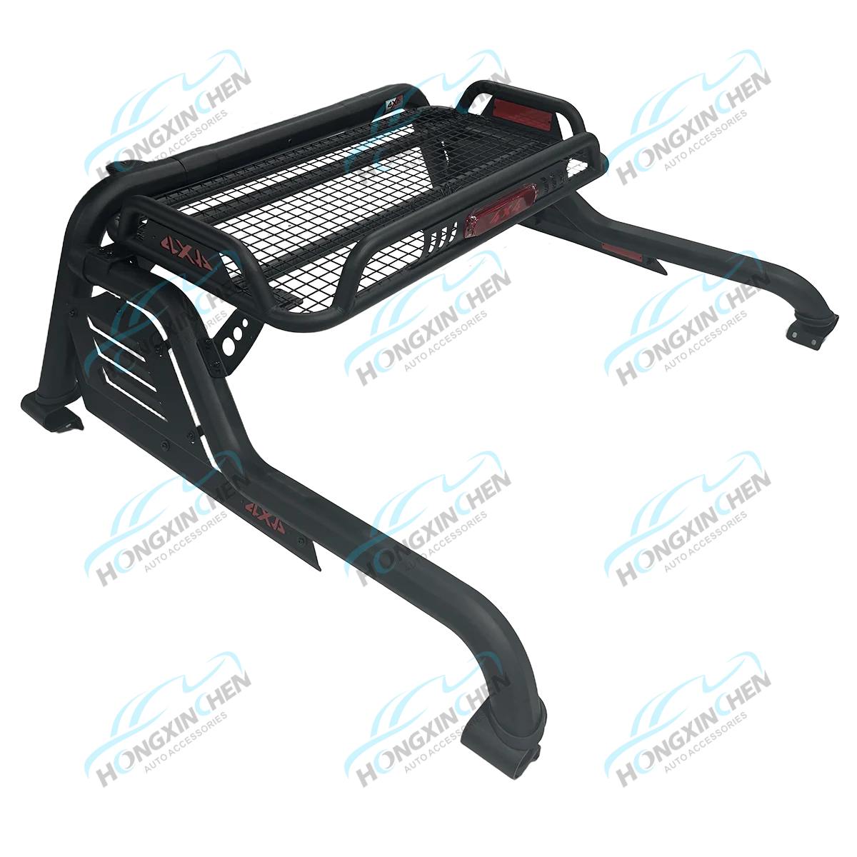 4x4 Factory Hot Sale Para Accessories Roll Bar With Roof Rack for Toyota Hilux Revo Roof Rail Luggage Bar