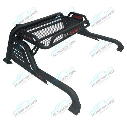 4x4 Factory Hot Sale Para Accessories Roll Bar With Roof Rack for Toyota Hilux Revo Roof Rail Luggage Bar