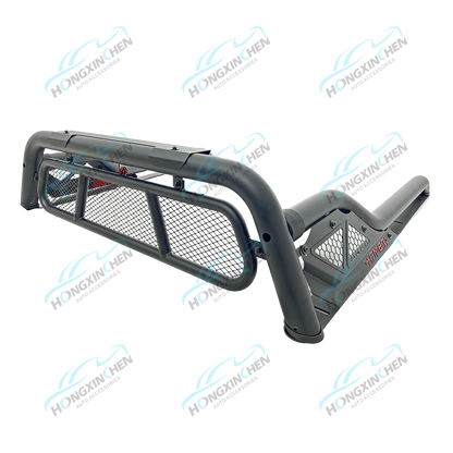 New Style 4x4 Iron Roll Bar with LED Replacement Sport Bar for 2022+ for Ranger Tacoma NP300 Black Universal Roll Bars for Picku