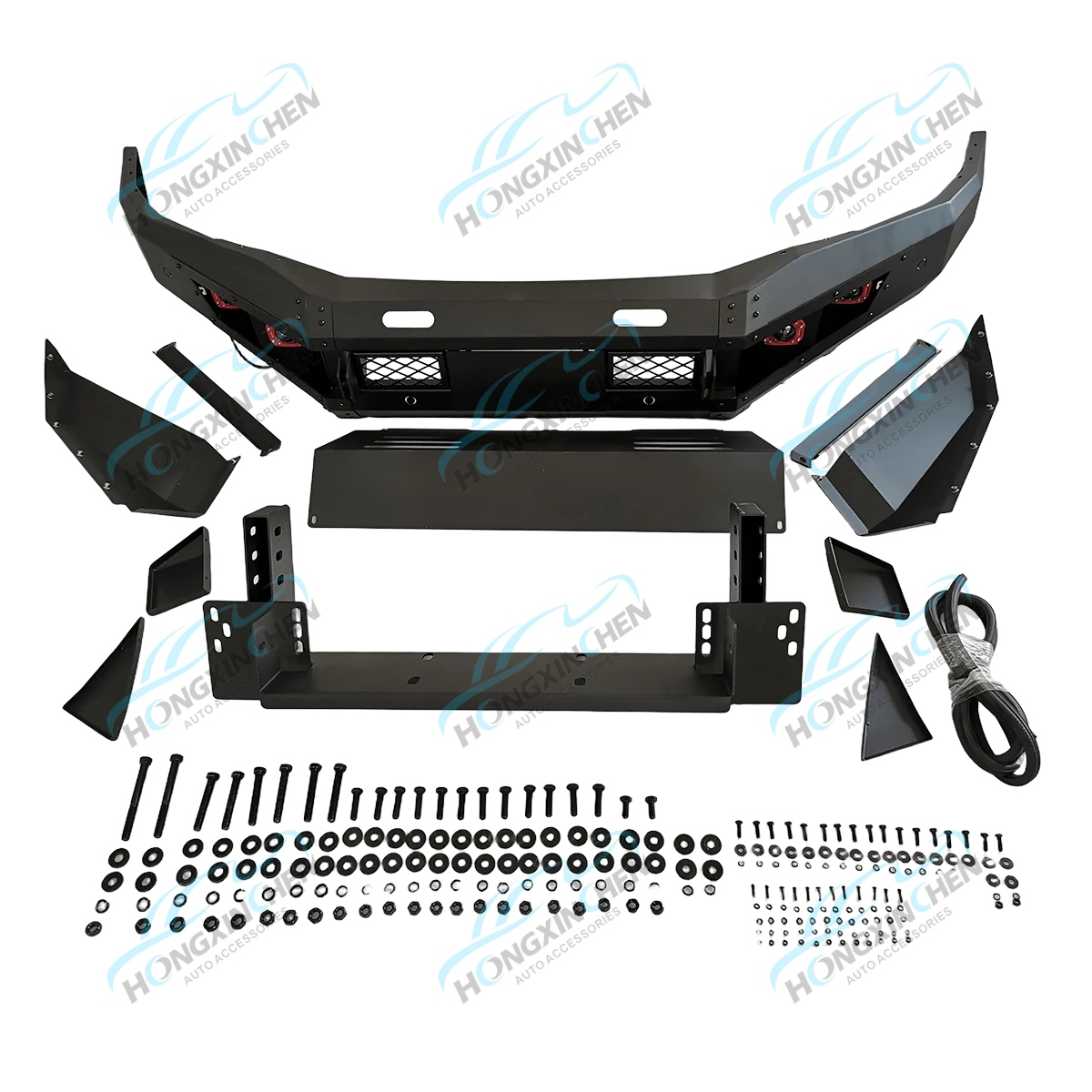 High 4x4 Off-Road Front Bumper Bull Bar for Isuzu Wholesale for LC300 for Land Cruiser NP300 Pickup Navara Amarok FJ Cruiser