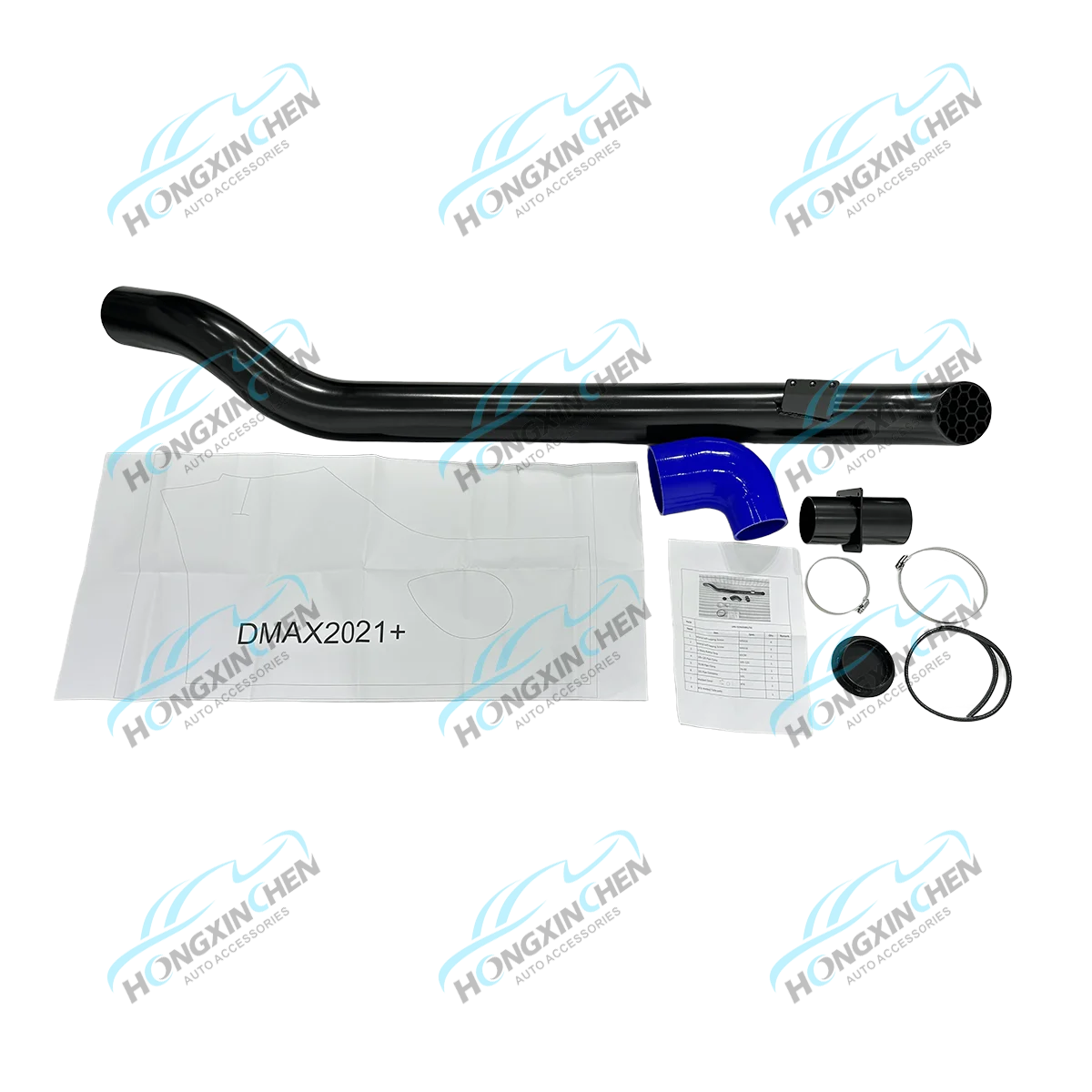 Customizable 4x4 Universal Stainless Steel Car Snorkel Air Intake for Pickup Trucks Fits D-Max Mazda Isuzu Sports Design Style