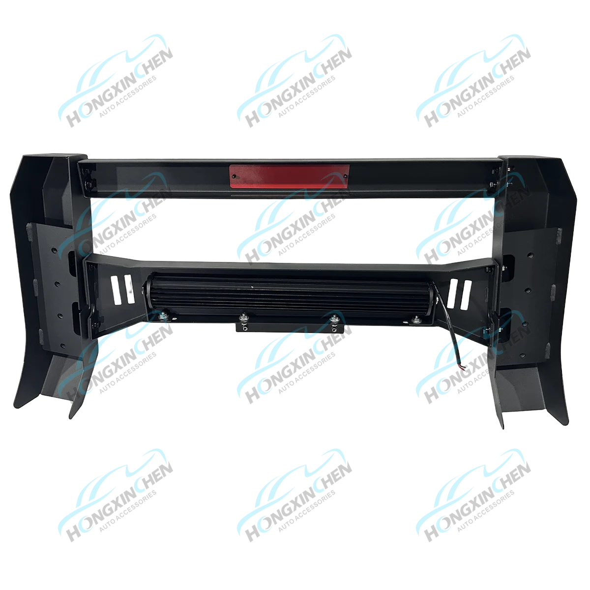 Universal Steel Bull Bar LED Light Grille Guard Car Accessories for 4x4 Pick-up Truck Foton Tunland Navara Colorado Bumper
