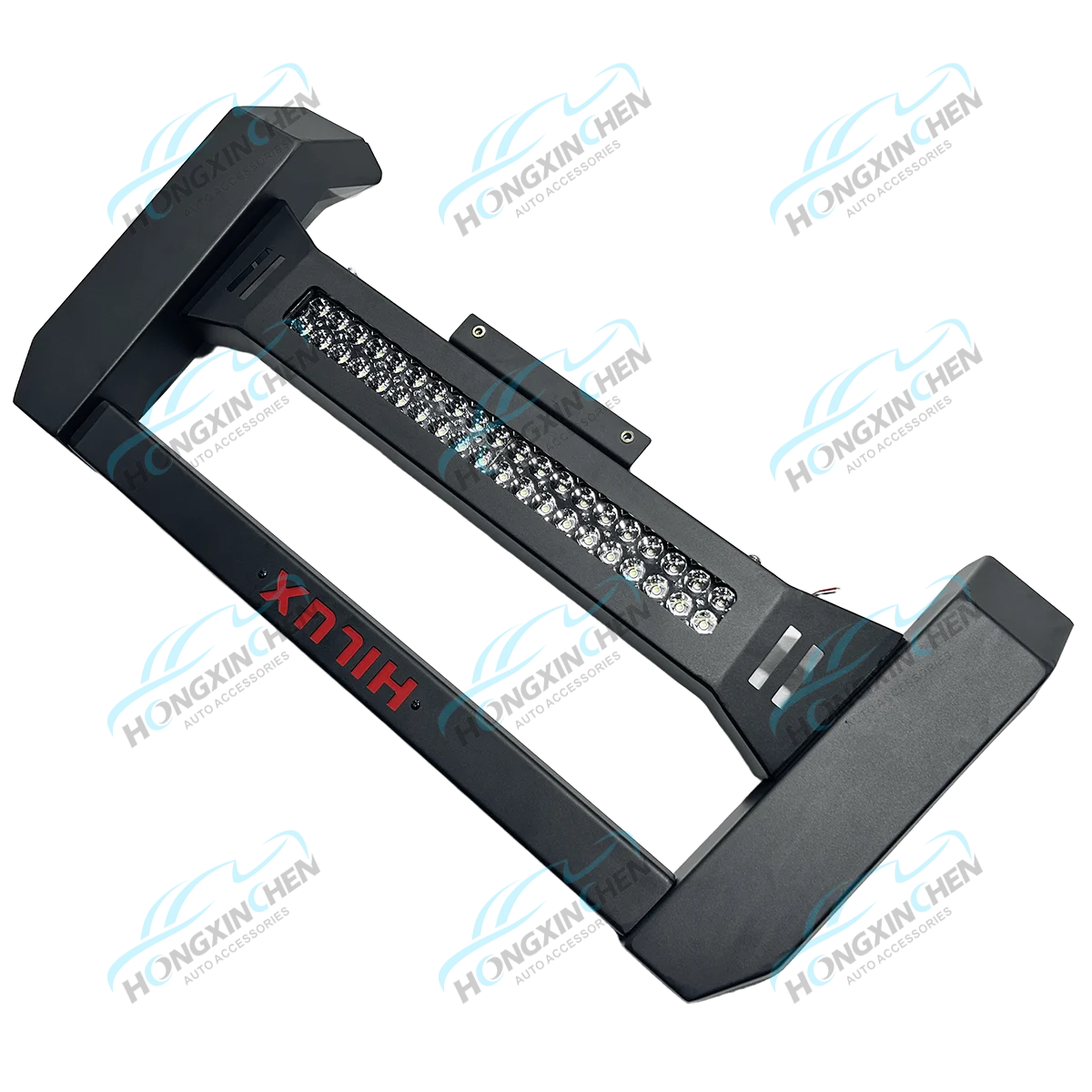 Universal Steel Bull Bar LED Light Grille Guard Car Accessories for 4x4 Pick-up Truck Foton Tunland Navara Colorado Bumper