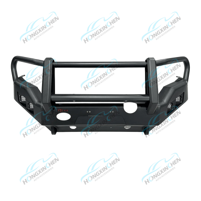 Custom Off-road 4x4 Steel Front Bumper Bull Bar Car Bumpers Bash Plate for Toyota Hilux Revo Vigo Triton L200 Mr D-max Bt50