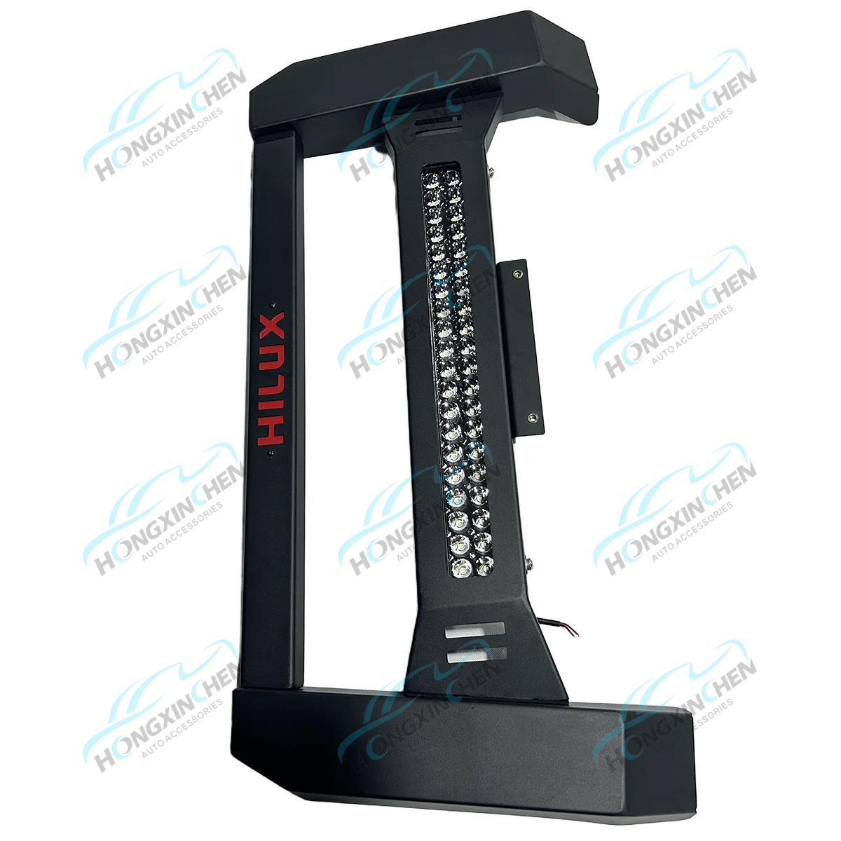 Universal Steel Bull Bar LED Light Grille Guard Car Accessories for 4x4 Pick-up Truck Foton Tunland Navara Colorado Bumper