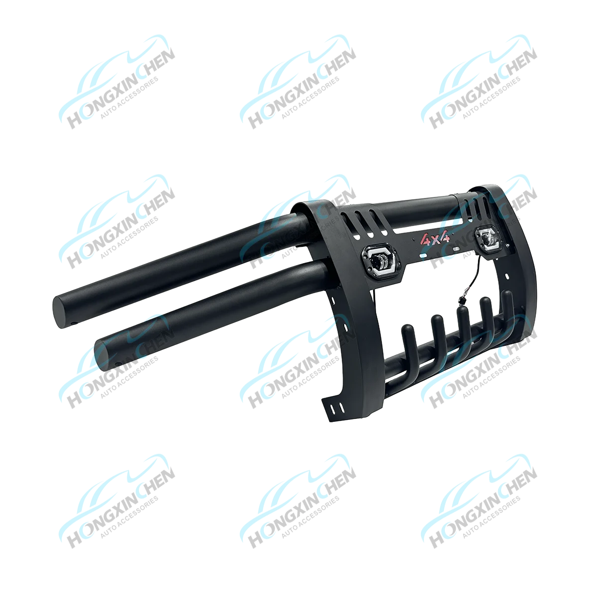 4x4 Steel Bull Bar Auto Front Bumper LED Off-Road for Toyota Hilux Vigo for Rav4 4 Runner Hiace Prado Fortuner Truck for Nissan