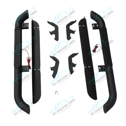 Universal Stainless Steel Running Boards 4x4 Car Accessories with Side Step Bars Fit for Ford Ranger Hilux D-MAX NP300