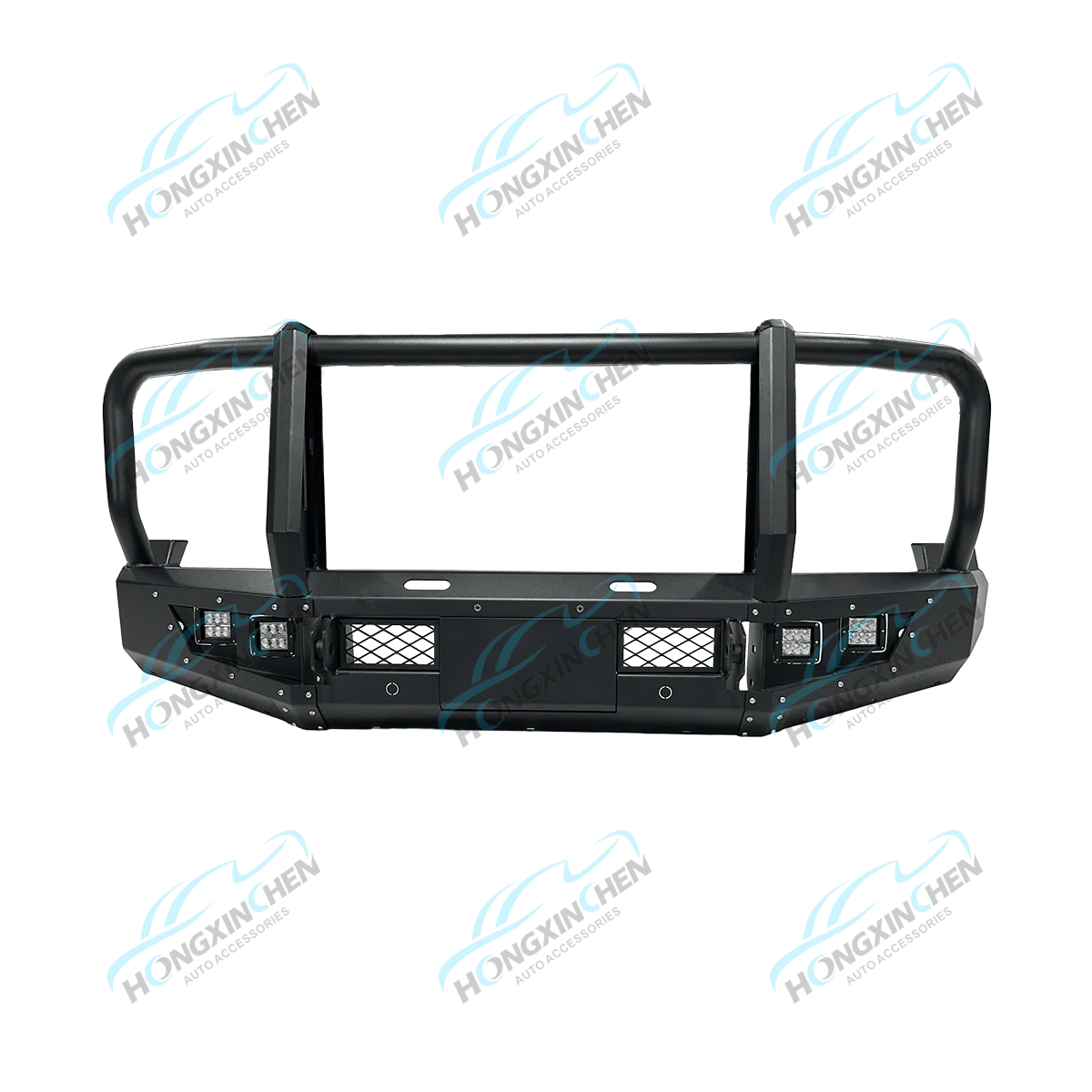 Maictop New Steel Front Bumper Bull Bar Black Accessory for Toyota for Land Cruiser 70series LC76 LC79 FJ79 Car Colorado Pajero