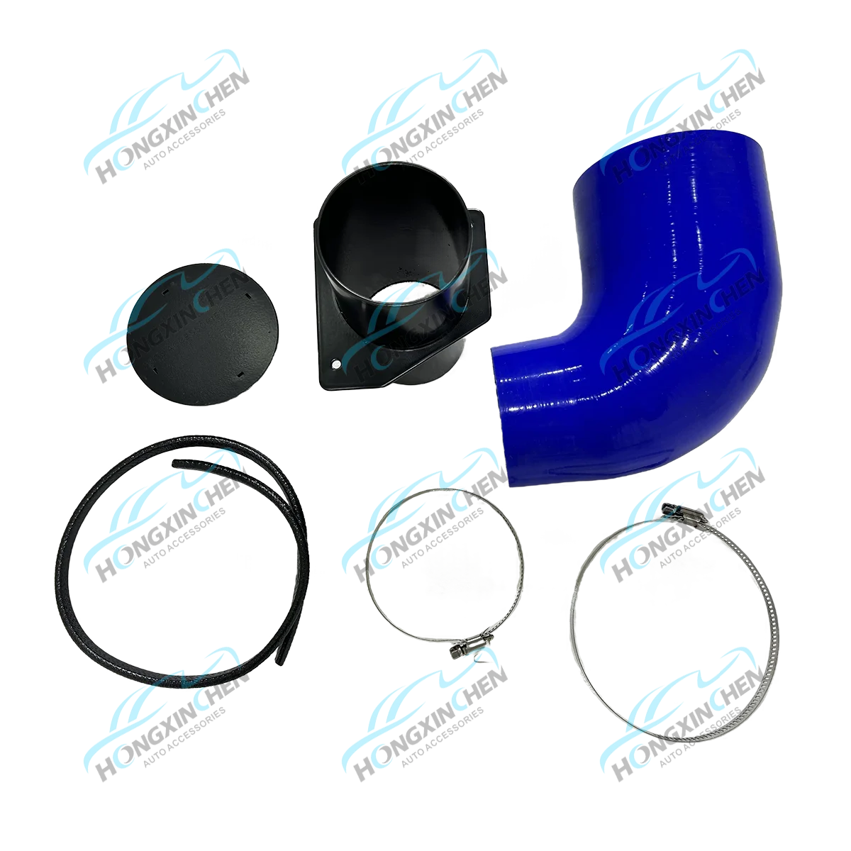 Customizable 4x4 Universal Stainless Steel Car Snorkel Air Intake for Pickup Trucks Fits D-Max Mazda Isuzu Sports Design Style